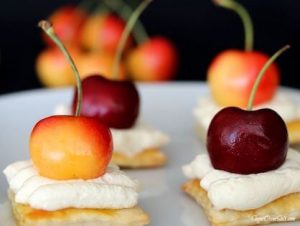 Cherry on Top Mini Bites - SugarOverSalt.com